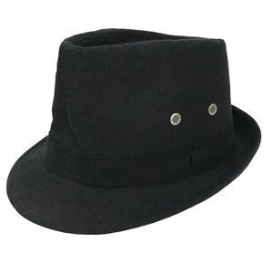 Fair Weather Black Fedora Hat